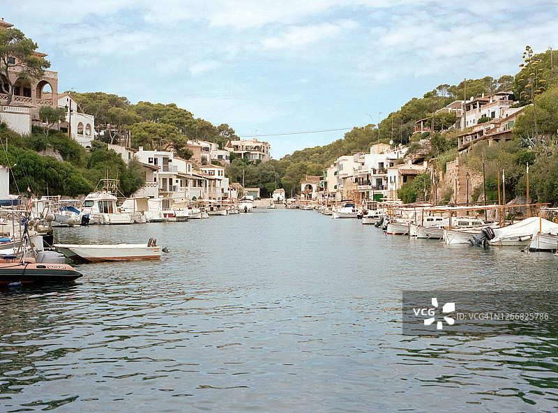 西班牙马略卡岛的卡拉菲格拉图片素材