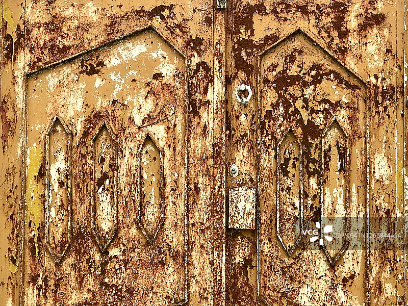 旧铁门图片素材