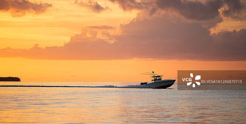 佛罗里达群岛快艇图片素材