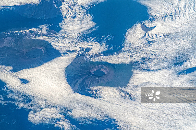 加拉帕戈斯群岛上空的卷积云图片素材