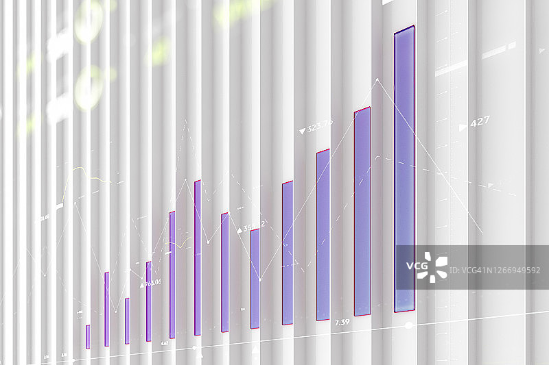 垂直条形图图片素材