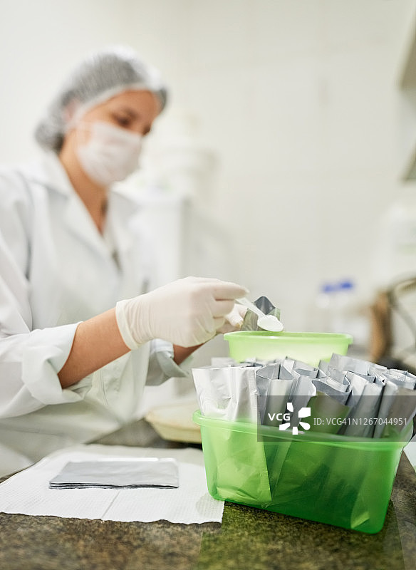 准备药品分发图片素材