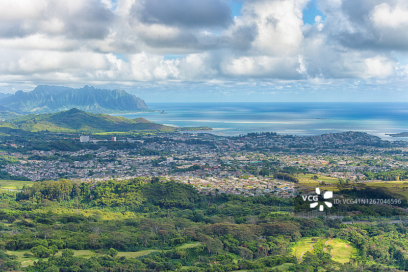 瓦胡岛卡内奥赫图片素材