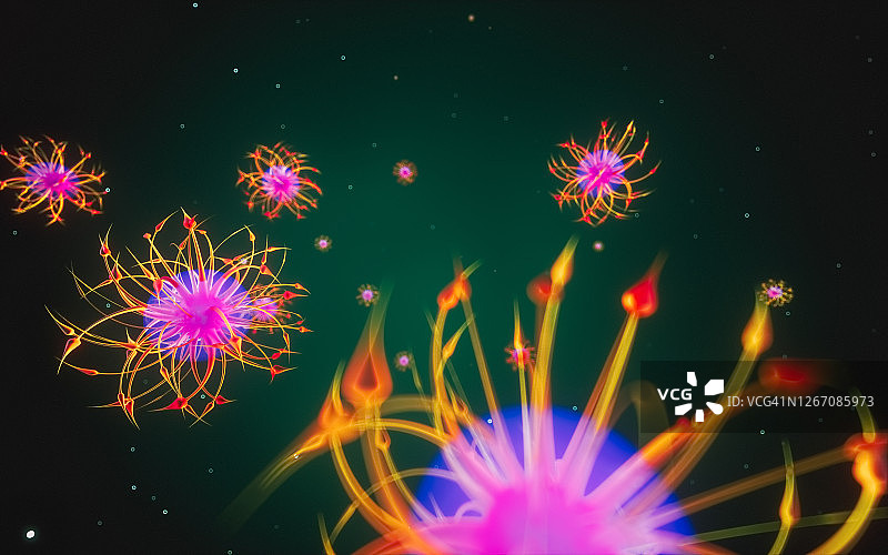 新型冠状病毒（COVID-19）图片素材