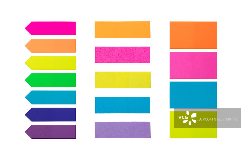 不干胶书签和标签合集图片素材