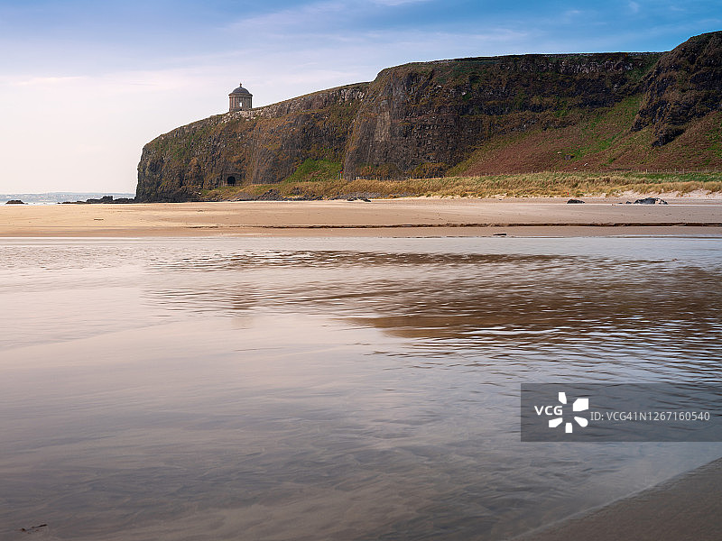 北爱尔兰唐希尔海滩穆森登神庙图片素材