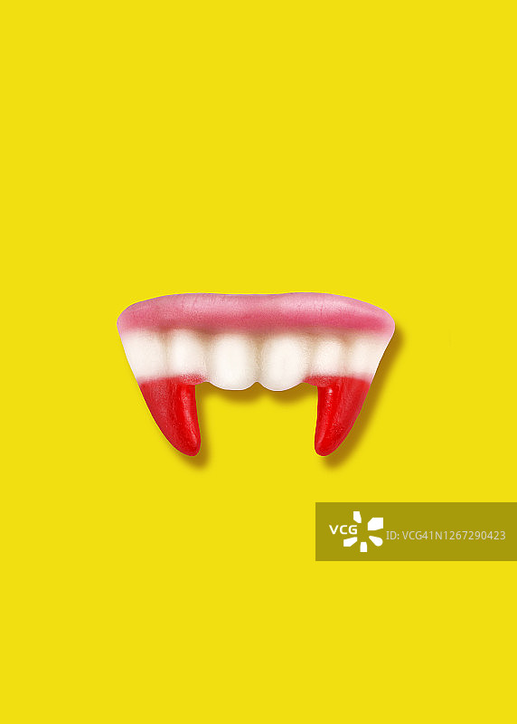 橡皮糖吸血鬼獠牙图片素材