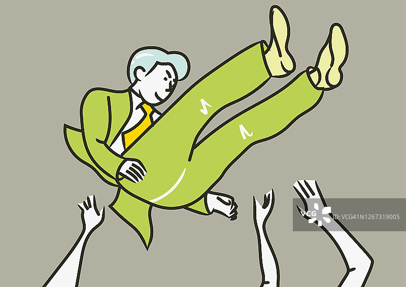 求职者被聘用为公务员图片素材