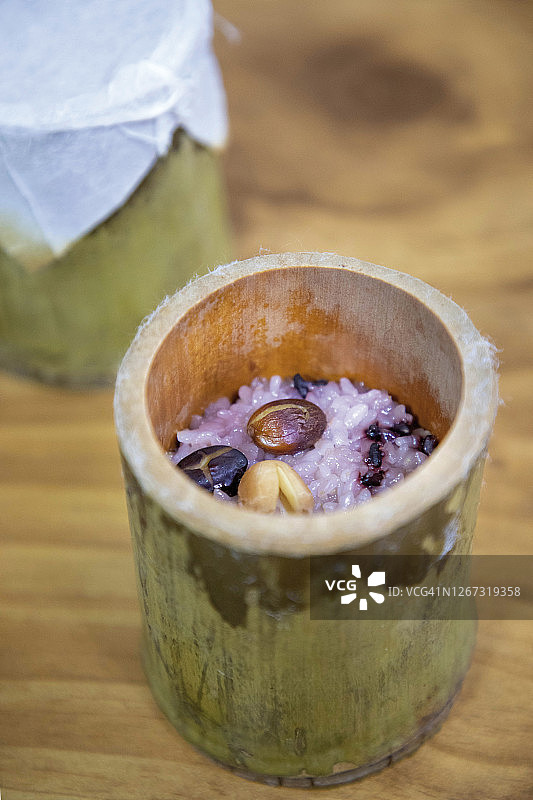 竹筒饭图片素材