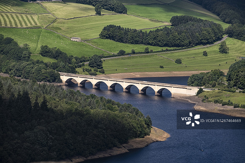 德比郡的Lady Bower水库图片素材