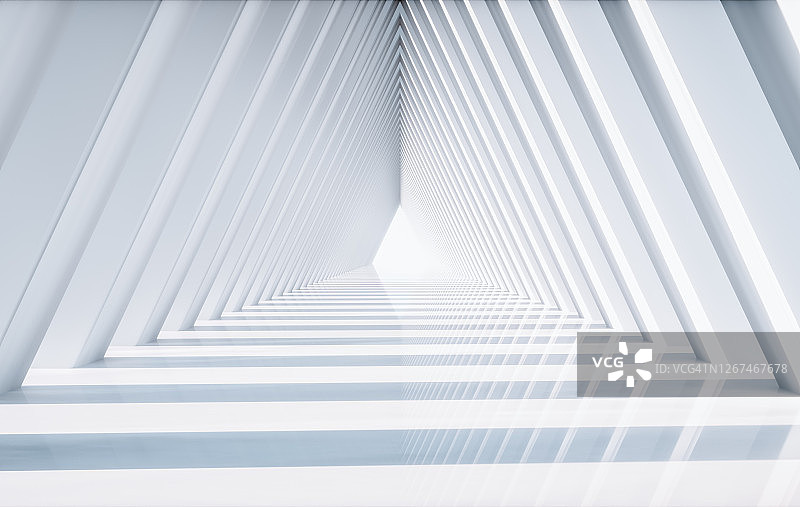 空旷的未来主义建筑背景图片素材