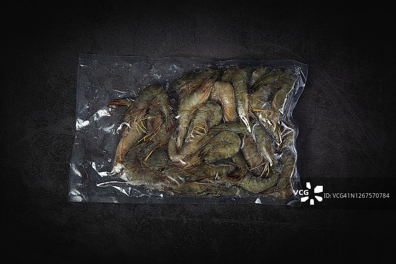 包装中的新鲜海鲜图片素材