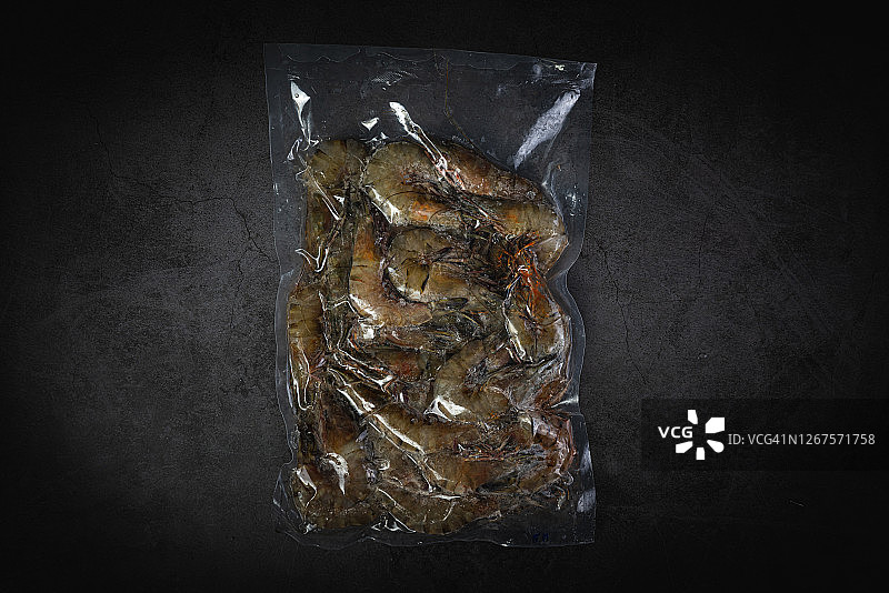 包装中的新鲜海鲜图片素材