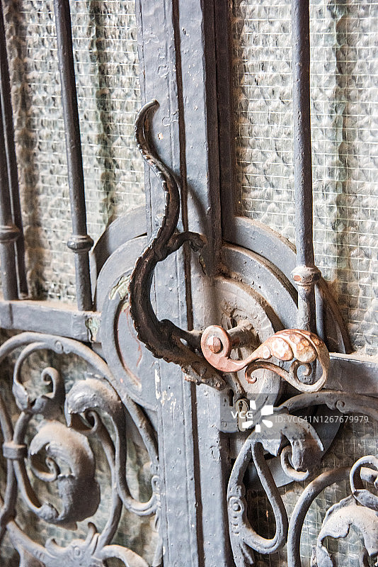 铁蛇门把手图片素材