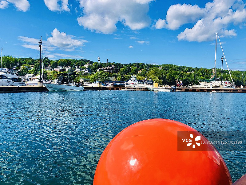 威斯康星州贝field德，苏必利尔湖旅游目的地图片素材