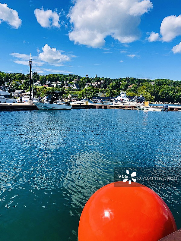 威斯康星州贝field德，苏必利尔湖旅游目的地图片素材