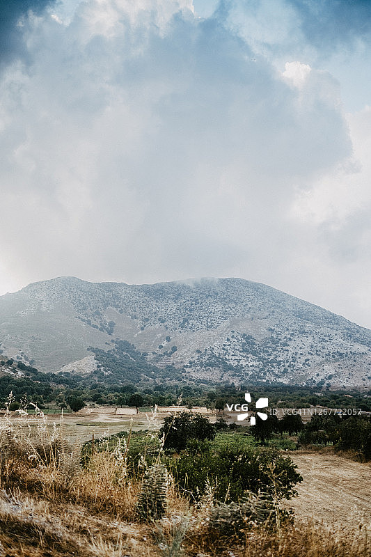 希腊克里特岛拉西锡高原，风景图片素材