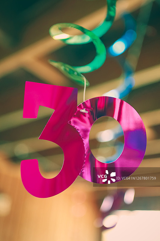 30岁生日派对装饰图片素材