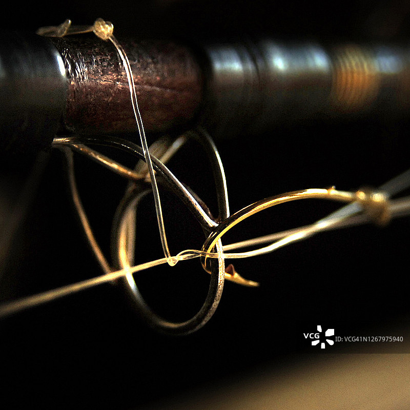 鱼竿和鱼钩图片素材