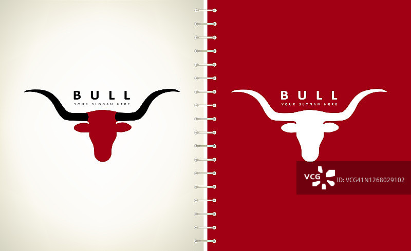 牛头矢量设计图片素材