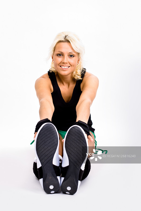 健身女孩图片素材