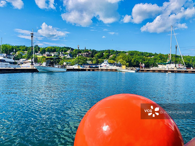 贝field威斯康星州码头图片素材