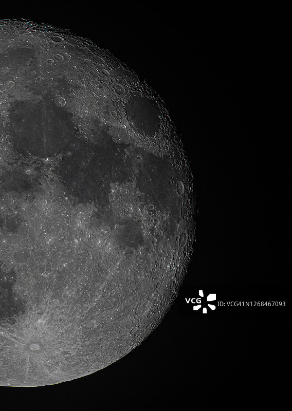 满月细节图片素材