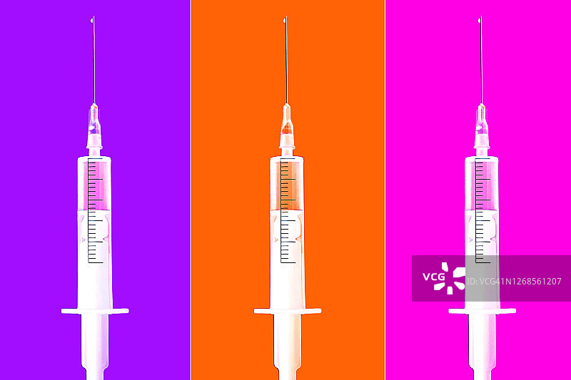新冠病毒疫苗医学概念图片素材