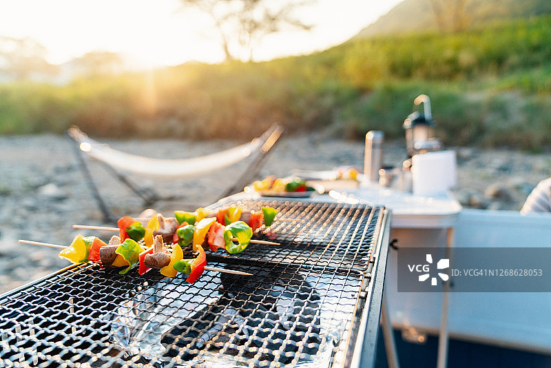 烧烤蔬菜串图片素材
