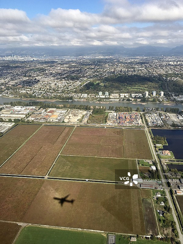 温哥华俯瞰图片素材