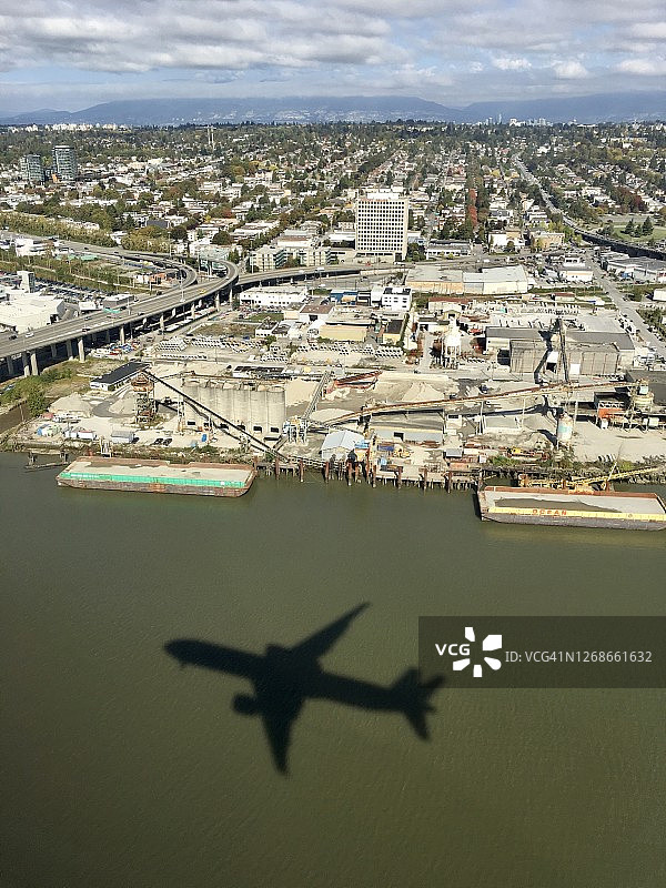 温哥华俯瞰图片素材