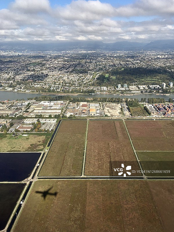 温哥华俯瞰图片素材