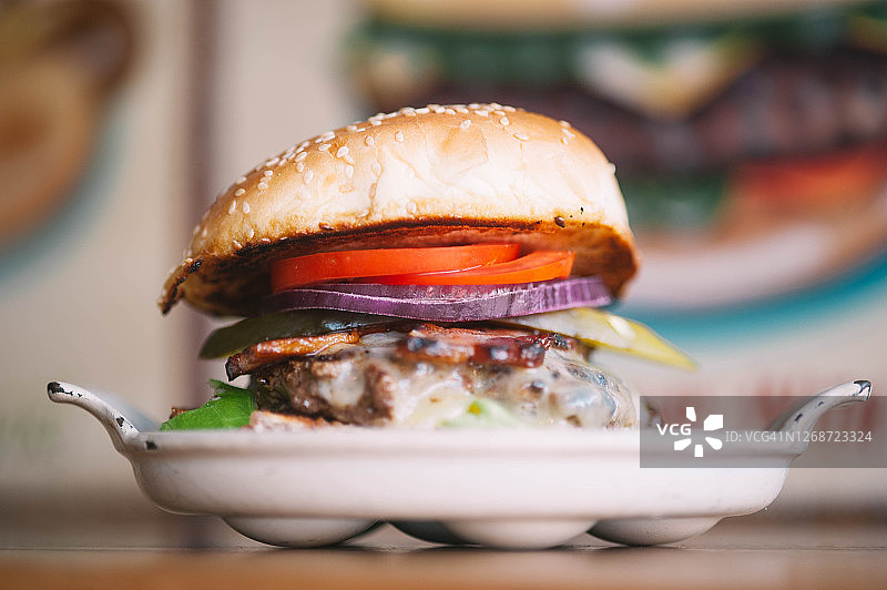 芝士汉堡图片素材