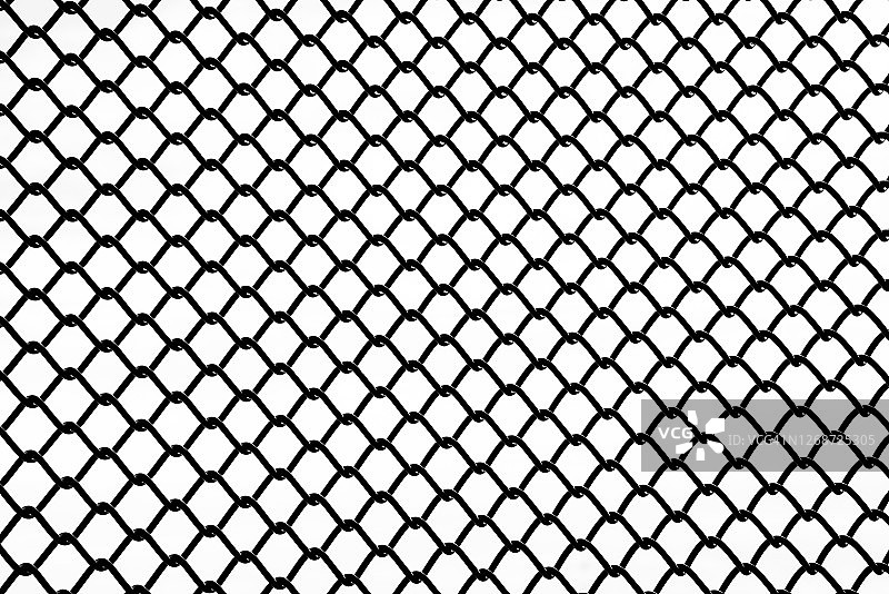 用于保护和安全的互锁编织钢丝围栏图片素材