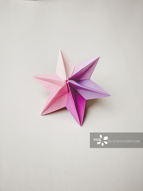 主导星折纸图片素材
