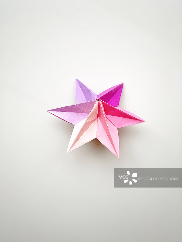 主导星折纸图片素材