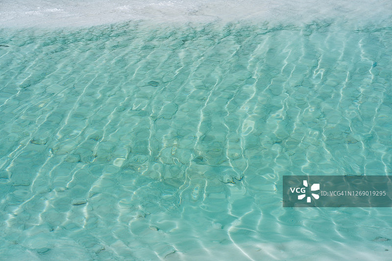 绿松石色的水图片素材