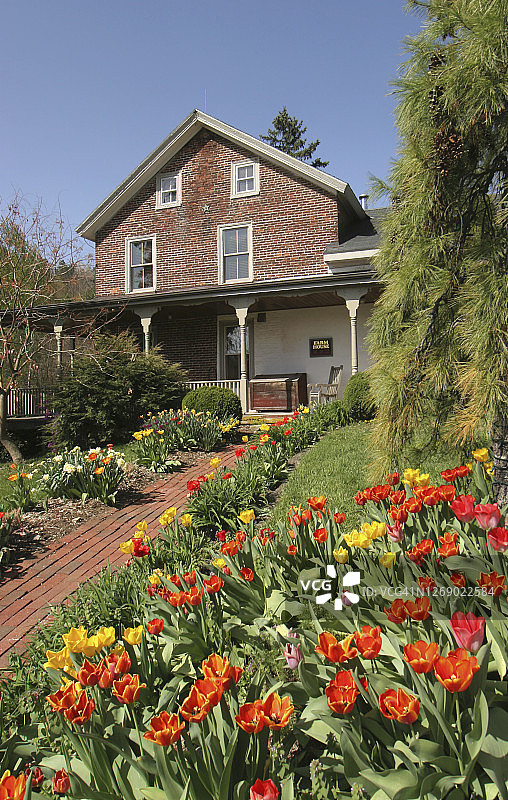 宾夕法尼亚州的农舍图片素材