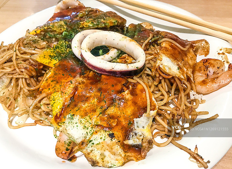 广岛风御好烧图片素材