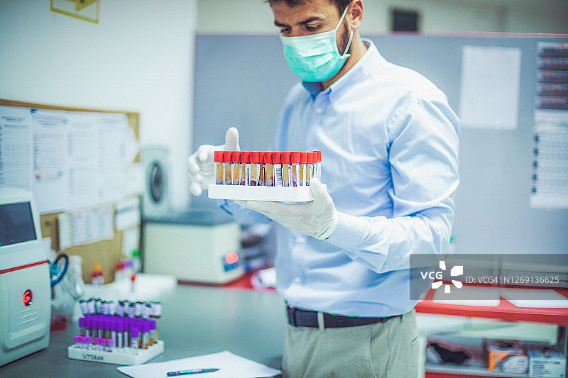 新冠病毒血液检测图片素材