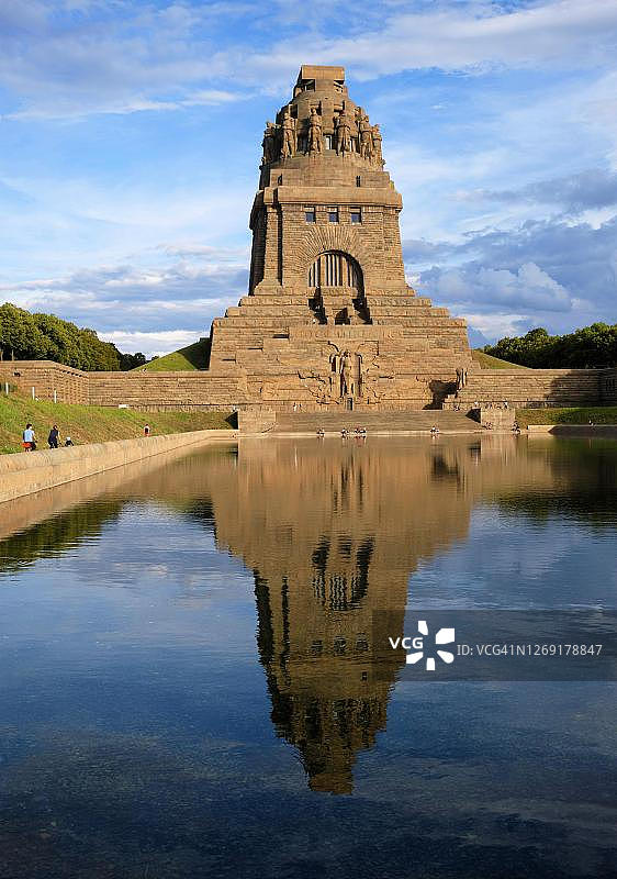 德国萨克森州莱比锡民族大会战纪念碑图片素材