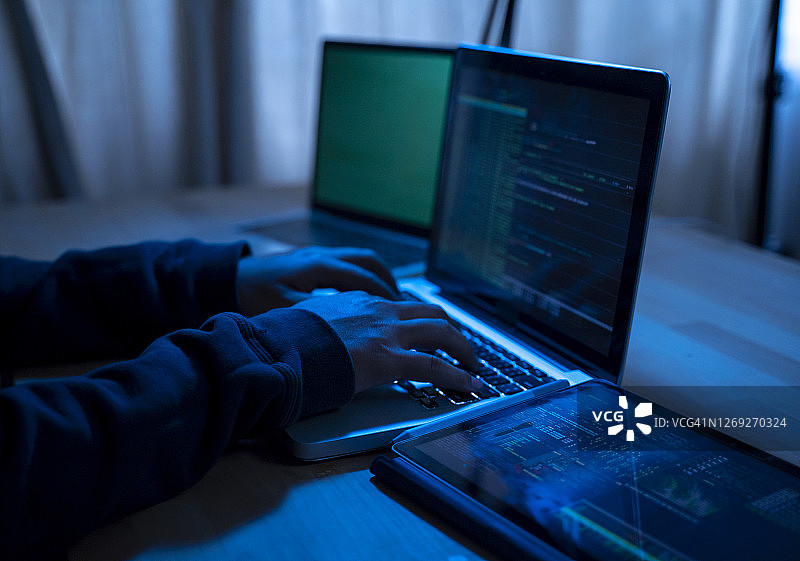 各种电脑黑客拍摄图片素材