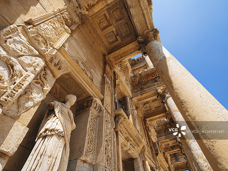 土耳其以弗所的塞尔苏斯图书馆图片素材