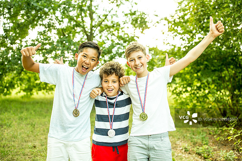 多种族儿童群体图片素材