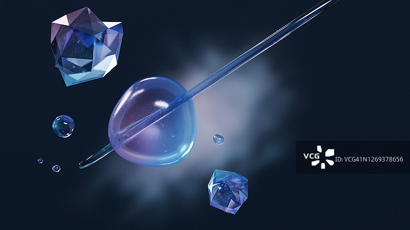 抽象晶体图片素材