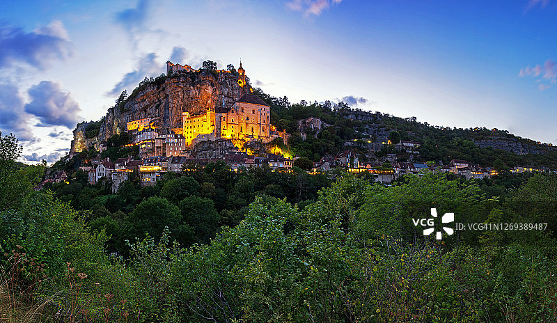 法国洛卡马杜尔古镇图片素材