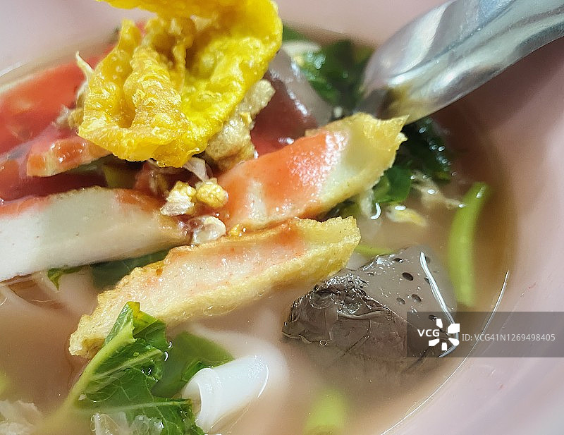 泰国街头美食酿豆腐图片素材