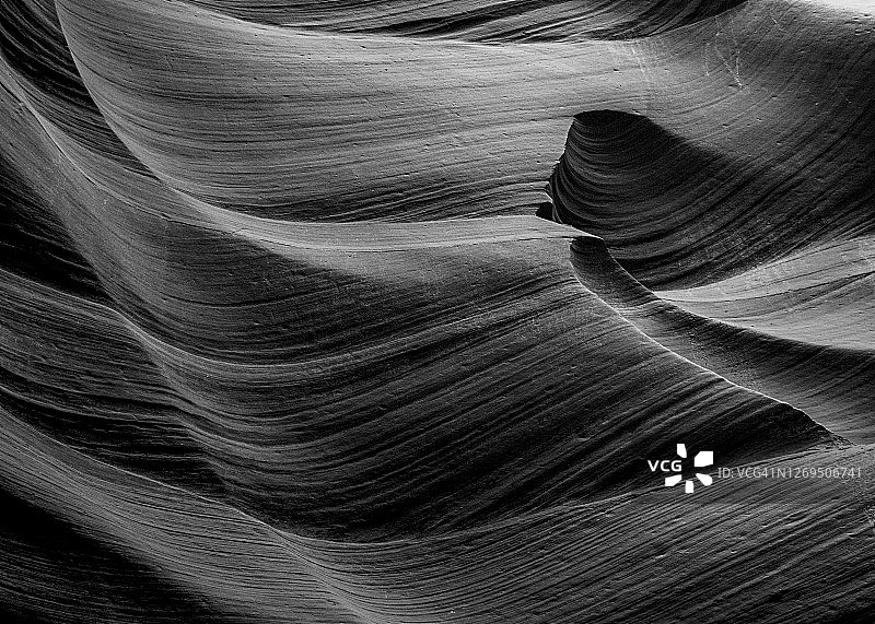 黑白布莱斯峡谷岩石背景图片素材