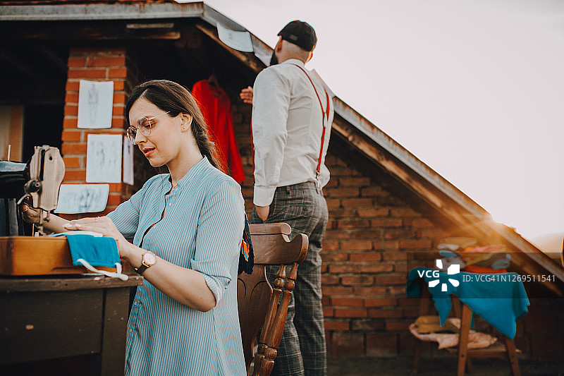 科罗娜裁缝图片素材