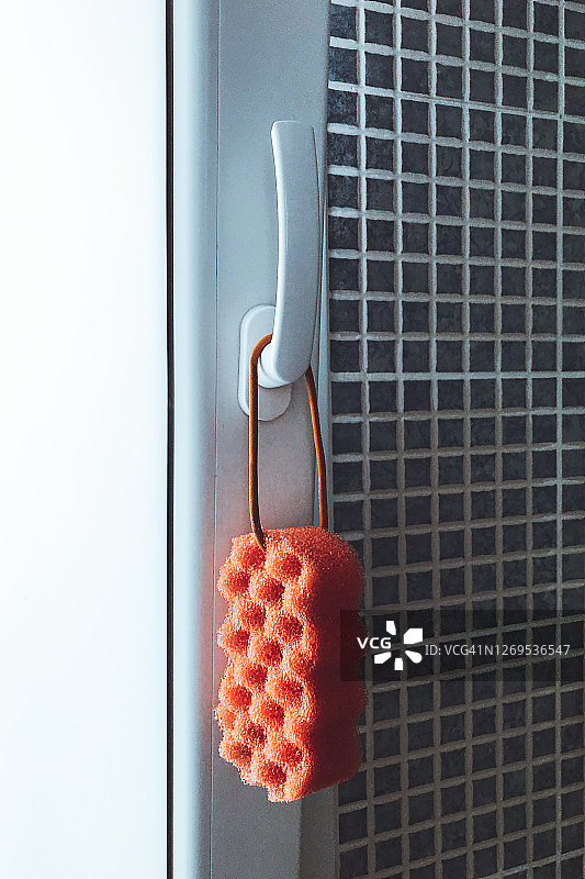 橙色海绵图片素材